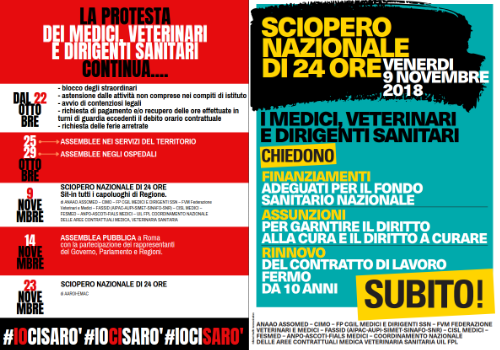 locandine protesta
